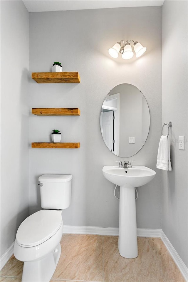 2781 Sand Oak Loop, Apopka, FL 32712 - bathroom with toilet and tile patterned flooring