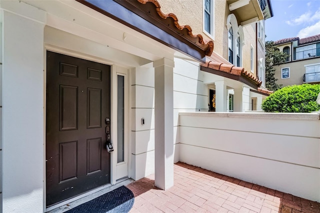4244 Messina Dr, Lake Mary, FL 32746 - property entrance featuring stucco siding