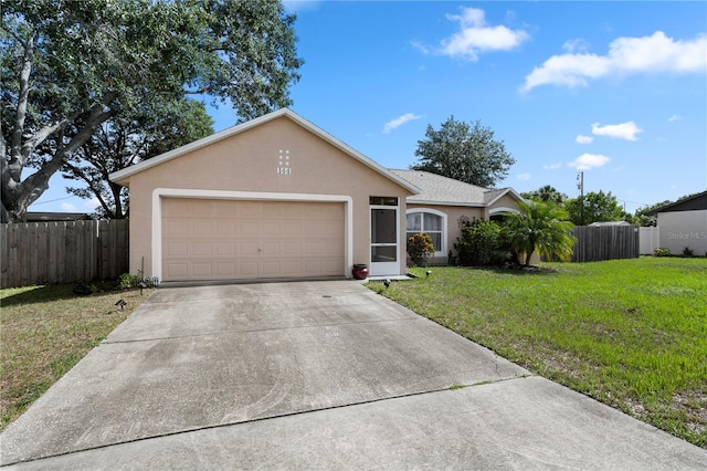 144 Fort Smith Blvd, Deltona, FL 32738 - single story home featuring stucco siding, driveway, and an attached garage