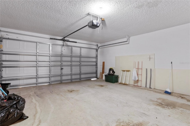 144 Fort Smith Blvd, Deltona, FL 32738 - garage featuring a garage door opener and concrete block wall