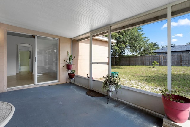 144 Fort Smith Blvd, Deltona, FL 32738 - view of unfurnished sunroom