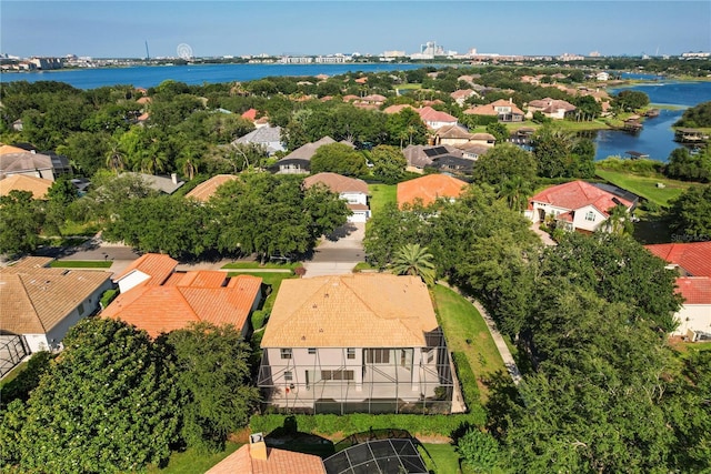 9128 Phillips Grove Ter, Orlando, FL 32836 - aerial perspective of suburban area featuring a large body of water