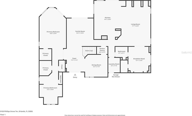 9128 Phillips Grove Ter, Orlando, FL 32836 - view of home floor plan
