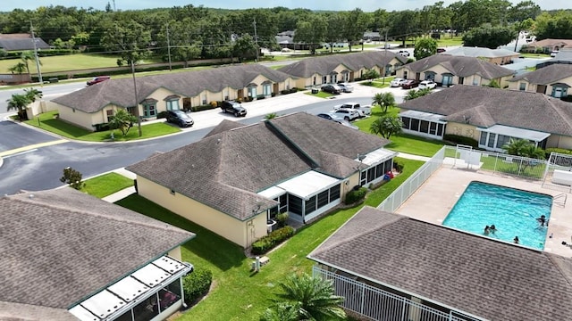 3280 Villa Way Cir, Saint Cloud, FL 34769 - aerial perspective of suburban area with a pool area
