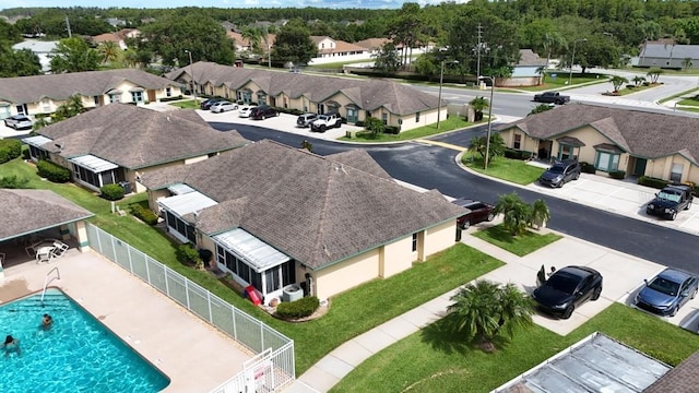 3280 Villa Way Cir, Saint Cloud, FL 34769 - aerial perspective of suburban area featuring a pool