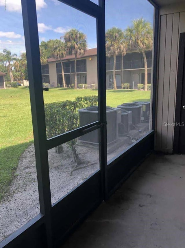 1042 Mollie Ln Unit 81042, Melbourne, FL 32935 - view of unfurnished sunroom