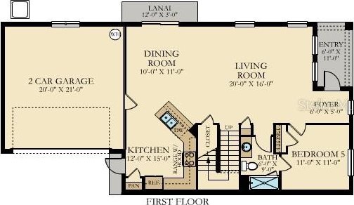 1351 Shinnecock Hills Dr, Davenport, FL 33896 - view of floor plan / room layout