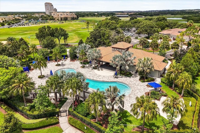1351 Shinnecock Hills Dr, Davenport, FL 33896 - drone / aerial view of a golf club