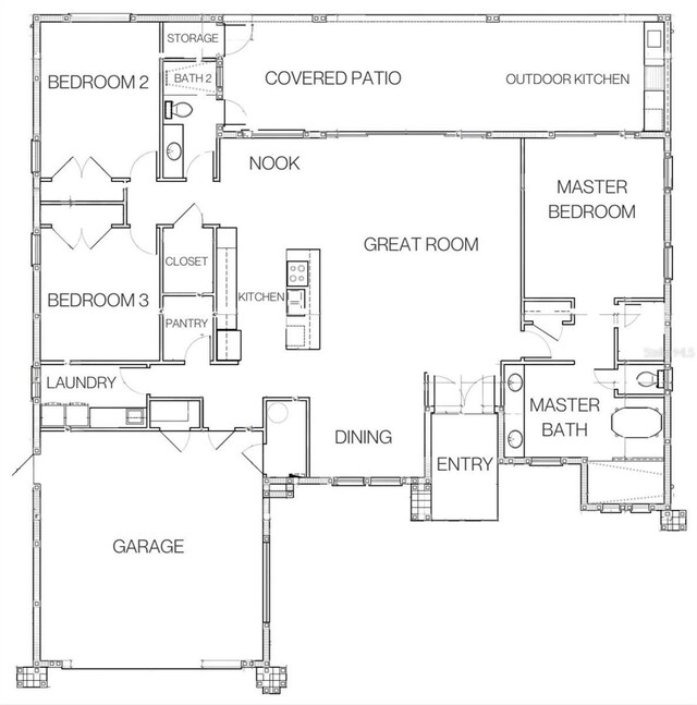 9 Edison Ln, Palm Coast, FL 32164 - view of room layout