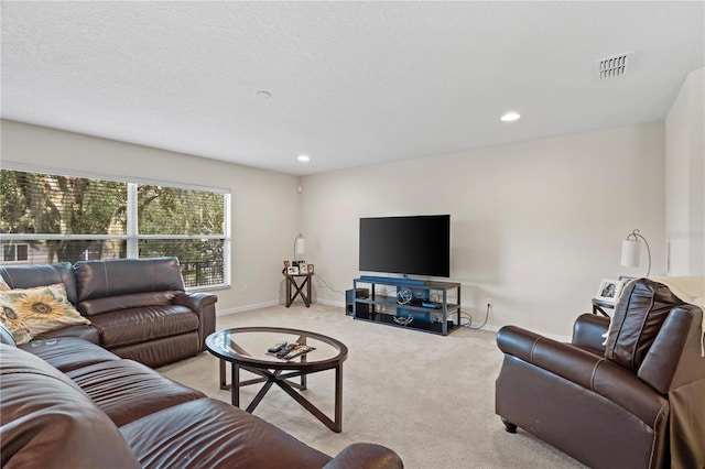 2613 Breezy Meadow Rd, Apopka, FL 32712 - living room with light carpet and recessed lighting