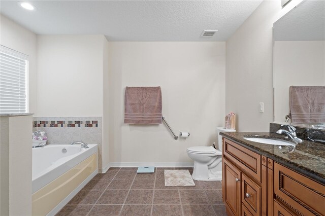 2613 Breezy Meadow Rd, Apopka, FL 32712 - bathroom featuring vanity, a bath, and tile patterned floors