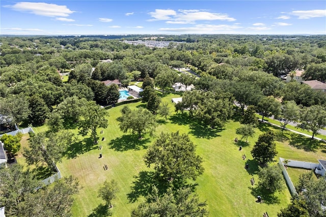 2613 Breezy Meadow Rd, Apopka, FL 32712 - bird's eye view of a pool and a forest