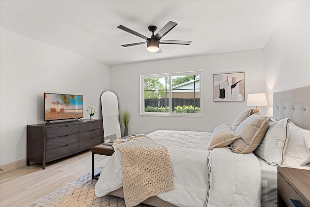 1030 Huntington Ct, Longwood, FL 32750 - bedroom featuring light wood finished floors and a ceiling fan