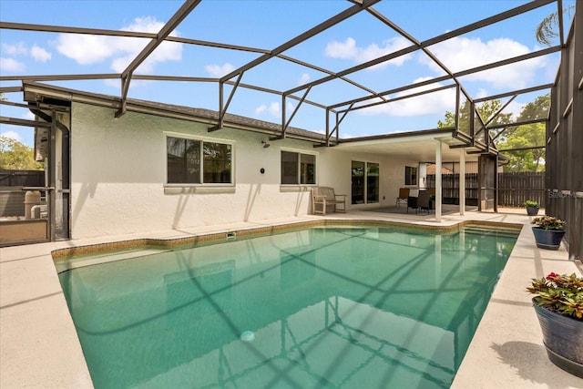 1030 Huntington Ct, Longwood, FL 32750 - view of pool with a patio and glass enclosure
