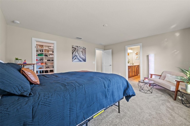 4316 Foggy Oak Ln, Sanford, FL 32773 - bedroom featuring light carpet and ensuite bath
