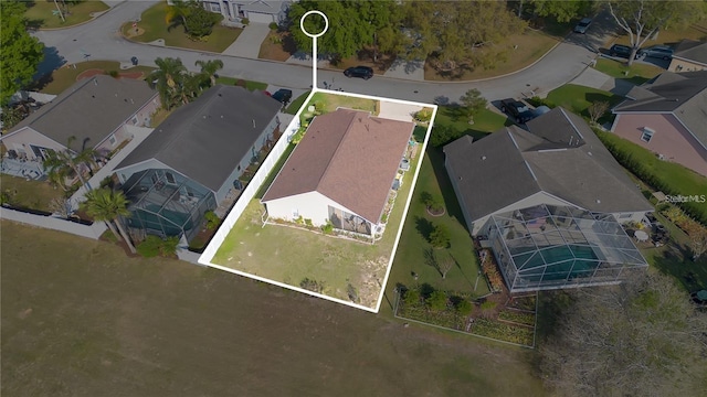 527 Durango Loop St, Davenport, FL 33897 - aerial view of residential area with property boundaries highlighted