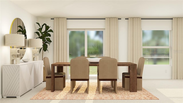 2084 Forage Dr, Kissimmee, FL 34746 - dining area featuring light carpet