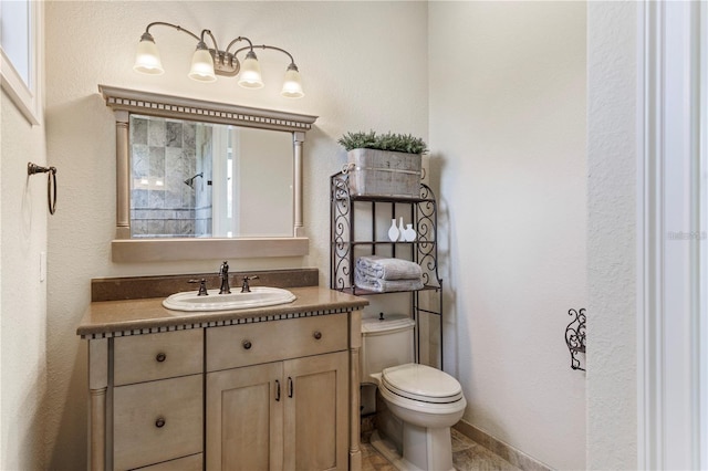 14315 80th Ave, Sebastian, FL 32958 - bathroom with vanity and a tile shower