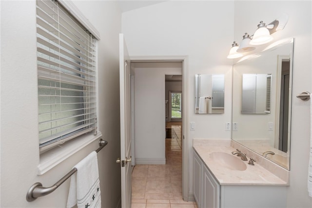1908 S Farm Rd, Deland, FL 32720 - bathroom with tile patterned flooring and vanity