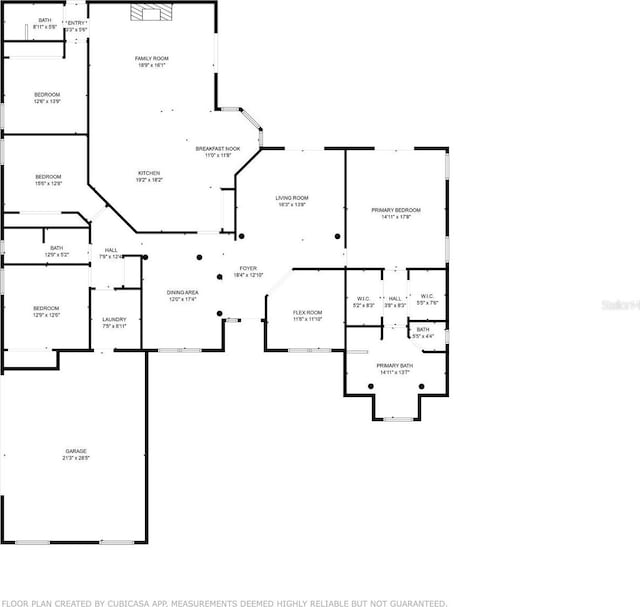 1908 S Farm Rd, Deland, FL 32720 - view of home floor plan