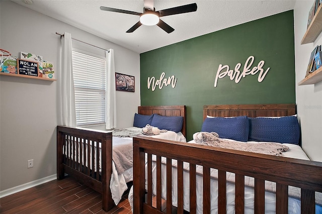 5116 Tempic Dr, Mount Dora, FL 32757 - bedroom featuring wood finished floors and ceiling fan