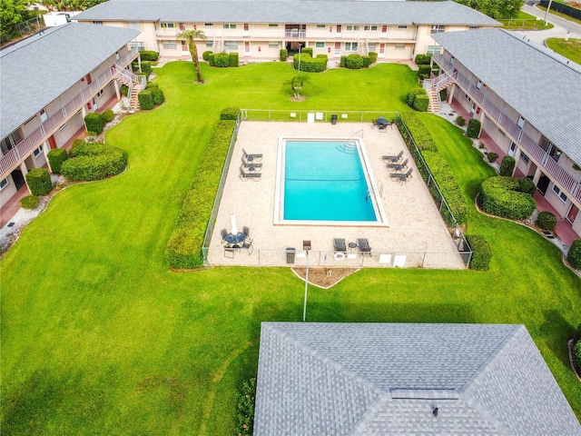 1100 E Caroline St Unit 204, Tavares, FL 32778 - bird's eye view of a pool area