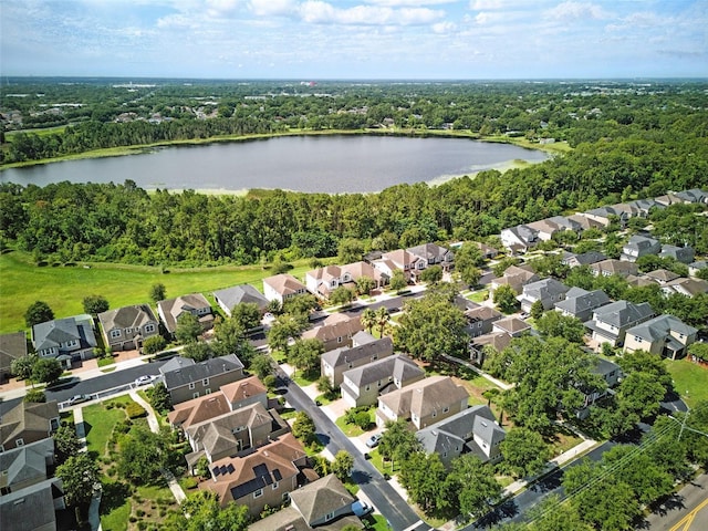 1110 Pine Falls Ln, Ocoee, FL 34761 - aerial view of property's location with nearby suburban area and a large body of water