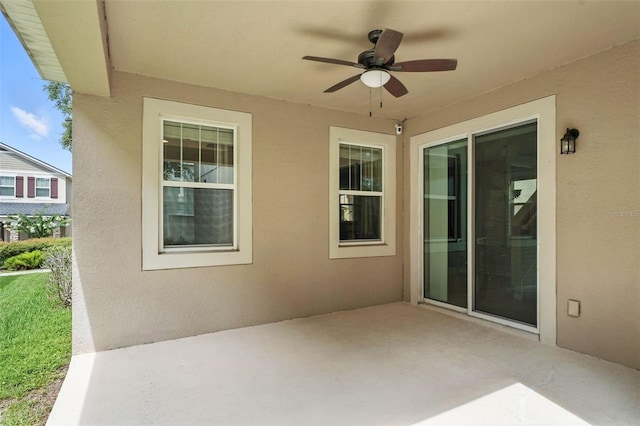 1110 Pine Falls Ln, Ocoee, FL 34761 - view of patio / terrace with a ceiling fan