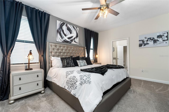2907 Fable St, Kissimmee, FL 34746 - bedroom featuring carpet and a ceiling fan