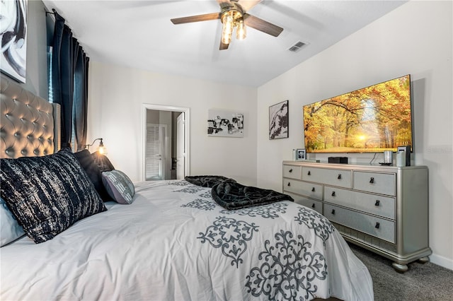 2907 Fable St, Kissimmee, FL 34746 - bedroom featuring carpet flooring and ceiling fan