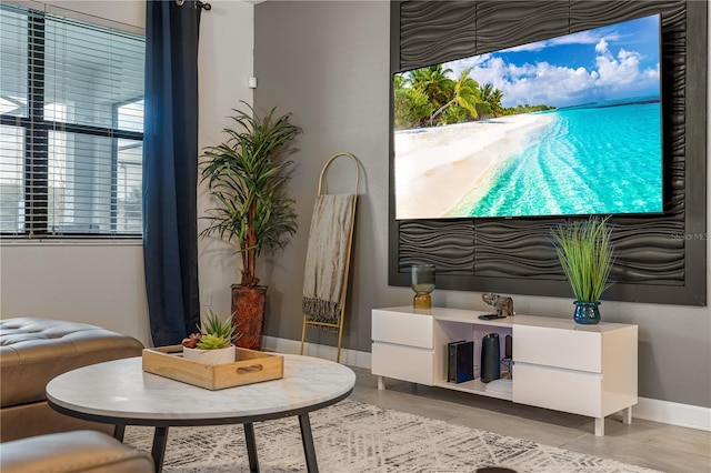 2907 Fable St, Kissimmee, FL 34746 - living area with healthy amount of natural light and light tile patterned floors