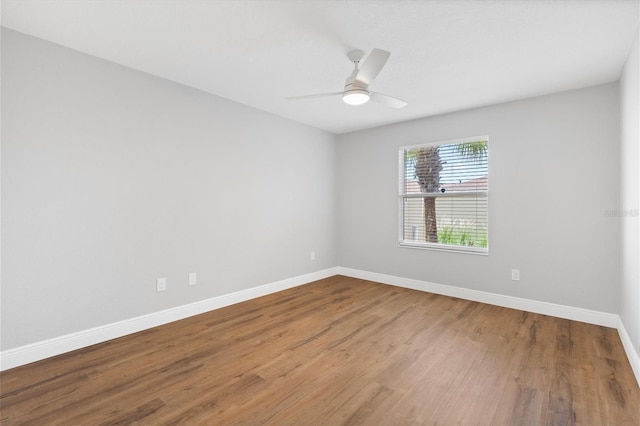449 Timmonsville Way, The Villages, FL 32162 - spare room featuring wood finished floors and ceiling fan