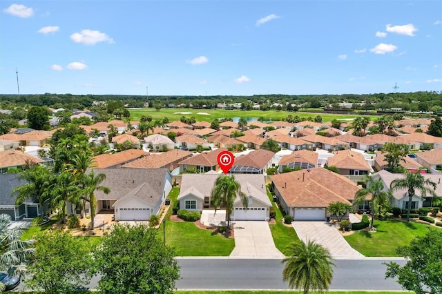 449 Timmonsville Way, The Villages, FL 32162 - aerial perspective of suburban area featuring a local golf course