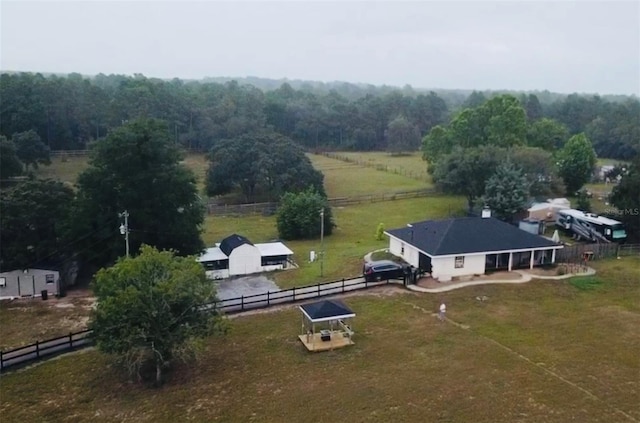 4805 SW 171st Ct, Dunnellon, FL 34432 - overview of rural landscape