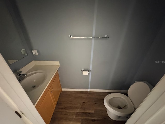 266 Vervain Ave, Davenport, FL 33837 - bathroom featuring vanity and wood finished floors
