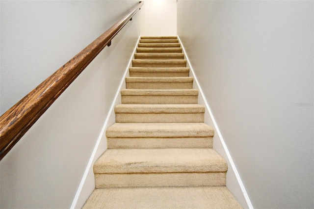 1649 Lake Baldwin Ln, Orlando, FL 32814 - stairway featuring carpet flooring