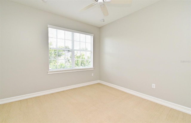 1649 Lake Baldwin Ln, Orlando, FL 32814 - empty room featuring light carpet and a ceiling fan