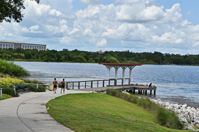 1649 Lake Baldwin Ln, Orlando, FL 32814 - dock area with a water view