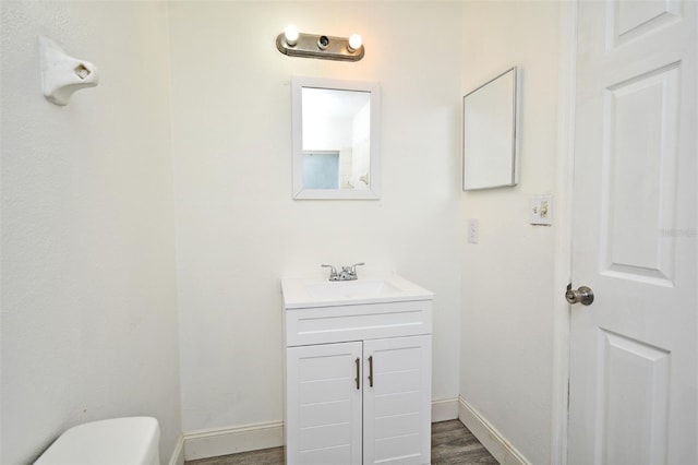 1502 W 16 Th St, Sanford, FL 32771 - bathroom featuring vanity and wood finished floors