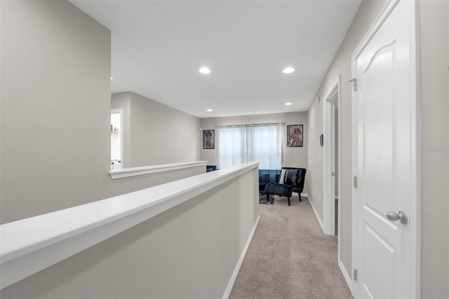 1270 Fountain Coin Loop, Orlando, FL 32828 - hall with light carpet and recessed lighting
