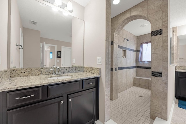 1270 Fountain Coin Loop, Orlando, FL 32828 - bathroom with vanity and walk in shower