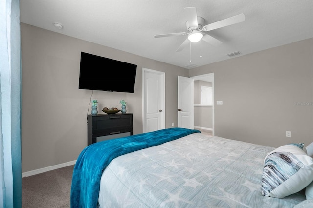 1270 Fountain Coin Loop, Orlando, FL 32828 - bedroom featuring carpet flooring, ceiling fan, and a closet