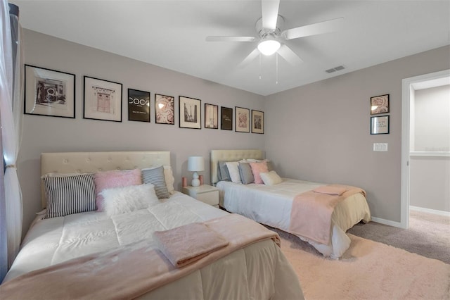 1270 Fountain Coin Loop, Orlando, FL 32828 - bedroom featuring carpet and ceiling fan
