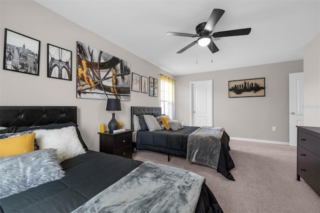 1270 Fountain Coin Loop, Orlando, FL 32828 - carpeted bedroom featuring baseboards and ceiling fan