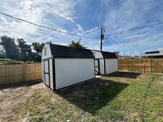 3055 Kirkland St, Deltona, FL 32738 - view of shed with a fenced backyard