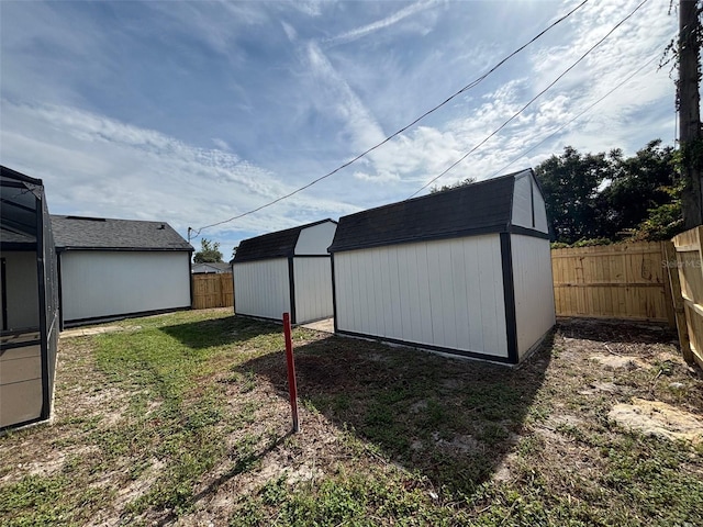 3055 Kirkland St, Deltona, FL 32738 - view of shed with a fenced backyard