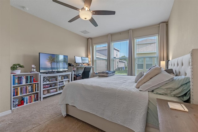 1958 Commander Way, Kissimmee, FL 34746 - bedroom with carpet floors and a ceiling fan