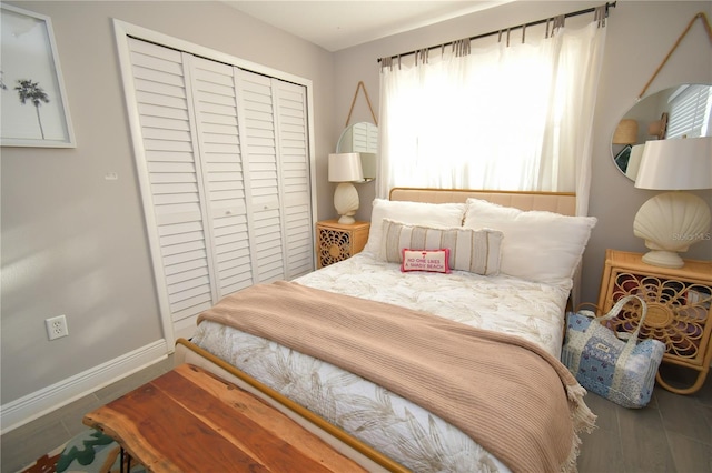 628 Riverview Ave, Altamonte Springs, FL 32714 - bedroom with a closet and wood finished floors