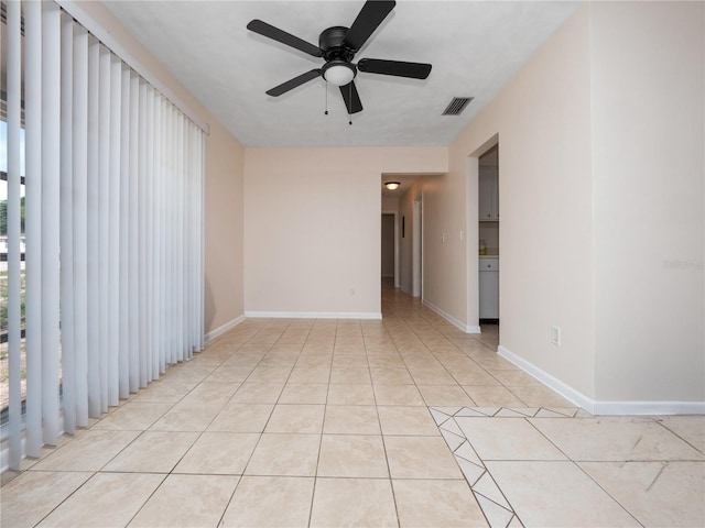 1432 Findlay St, Deltona, FL 32725 - spare room featuring light tile patterned floors and ceiling fan