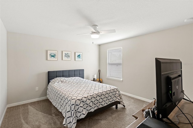 5065 Sparkling Water Way, Kissimmee, FL 34746 - carpeted bedroom with baseboards and a ceiling fan